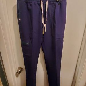 FIGS PERFORMANCE Cairo SCRUB PANTS mens SMALL navy